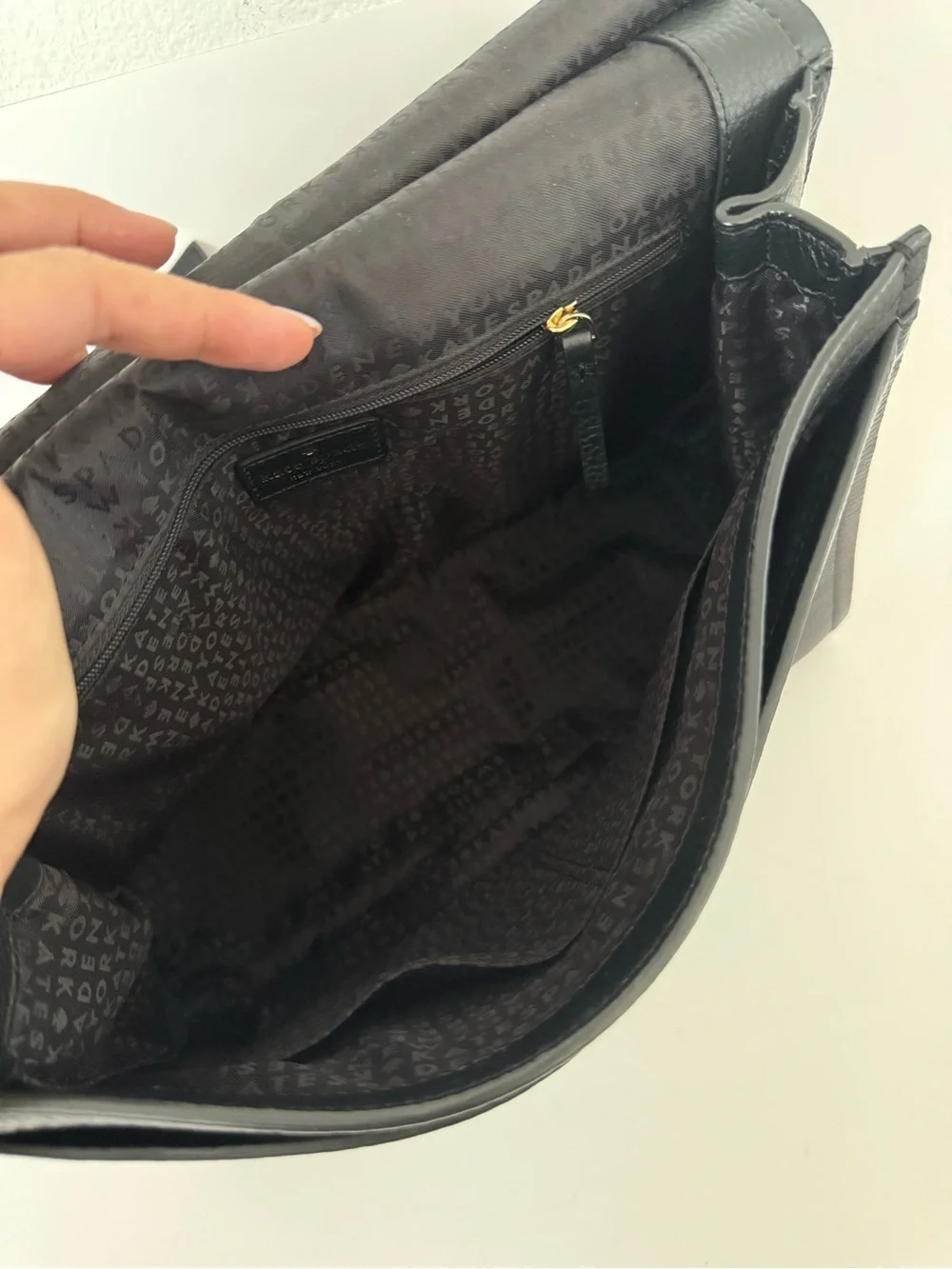 Kate Spade Black Leather Top-Handle Satchel